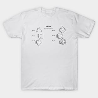 The Dice (d20 Black) T-Shirt